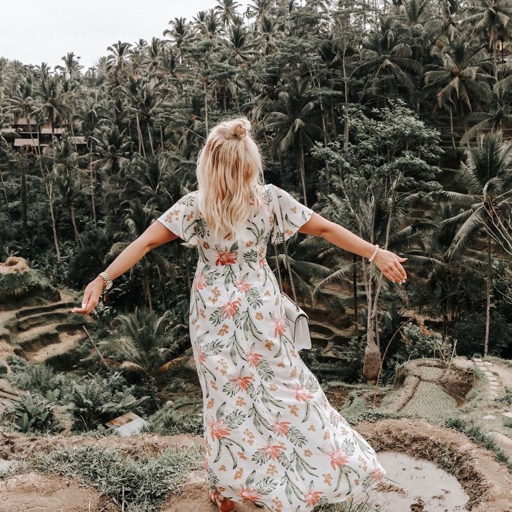 Floral maxi dress